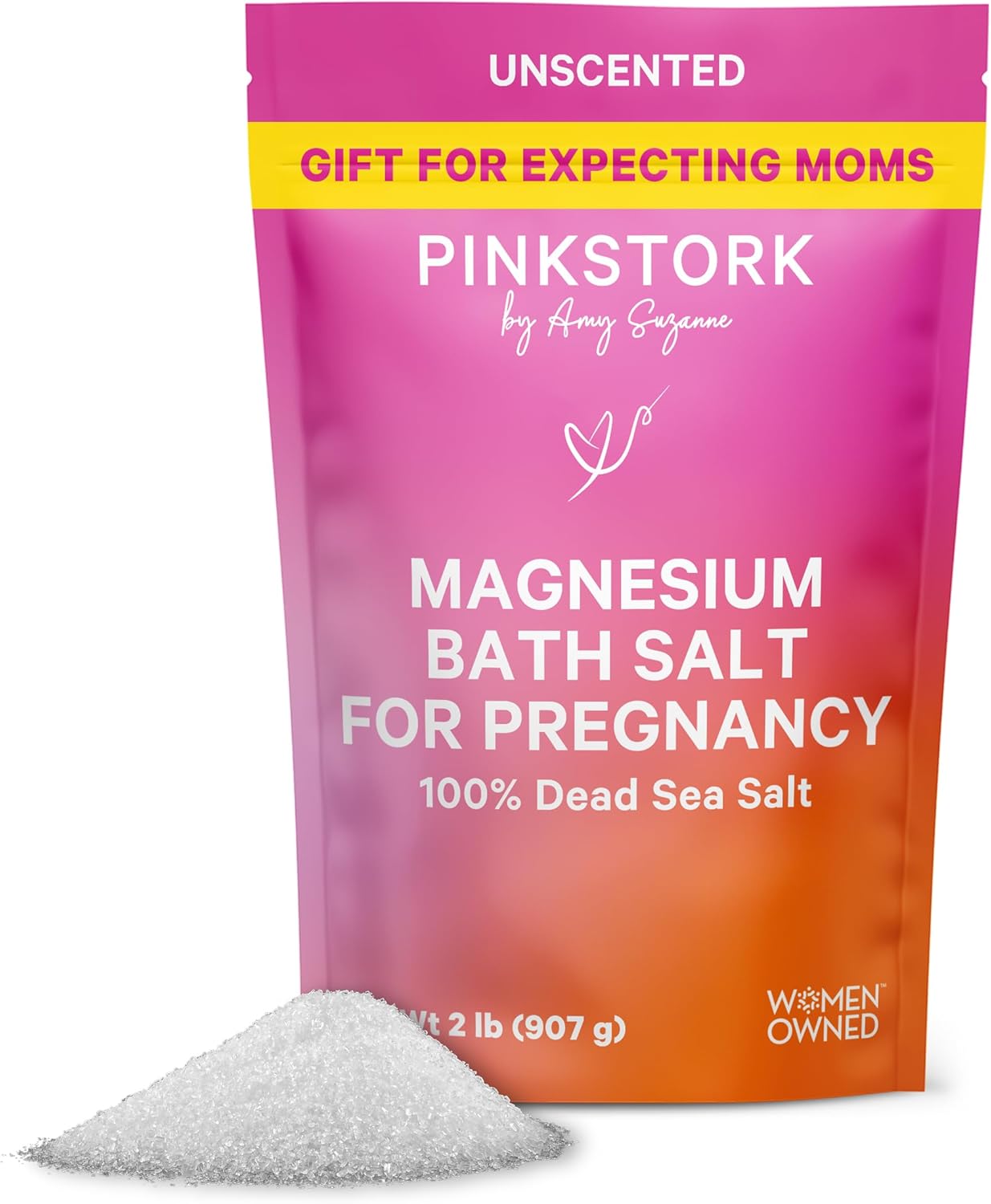 Bath Salts Magnesium - Pregnancy Bath Soak – Unscented Magnesium