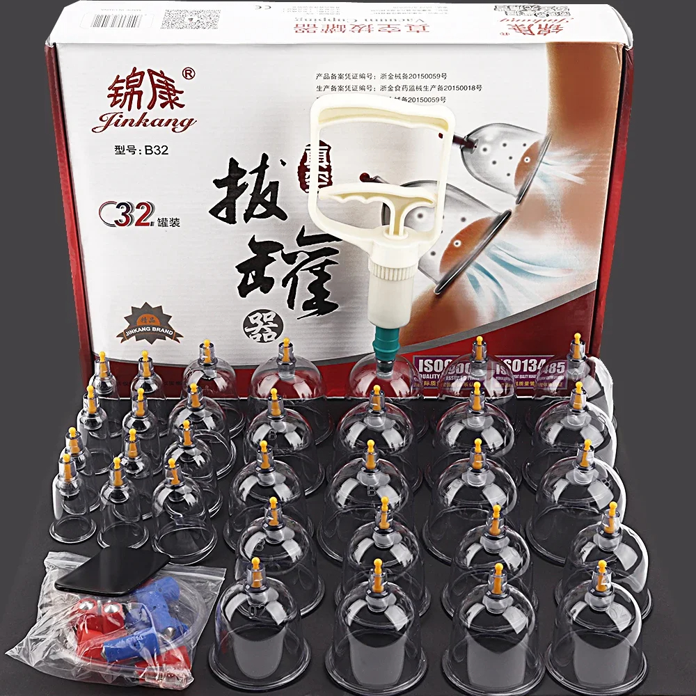 Cupping Therapy Set - 32 PCS Vacuum Cupping Therapy Set