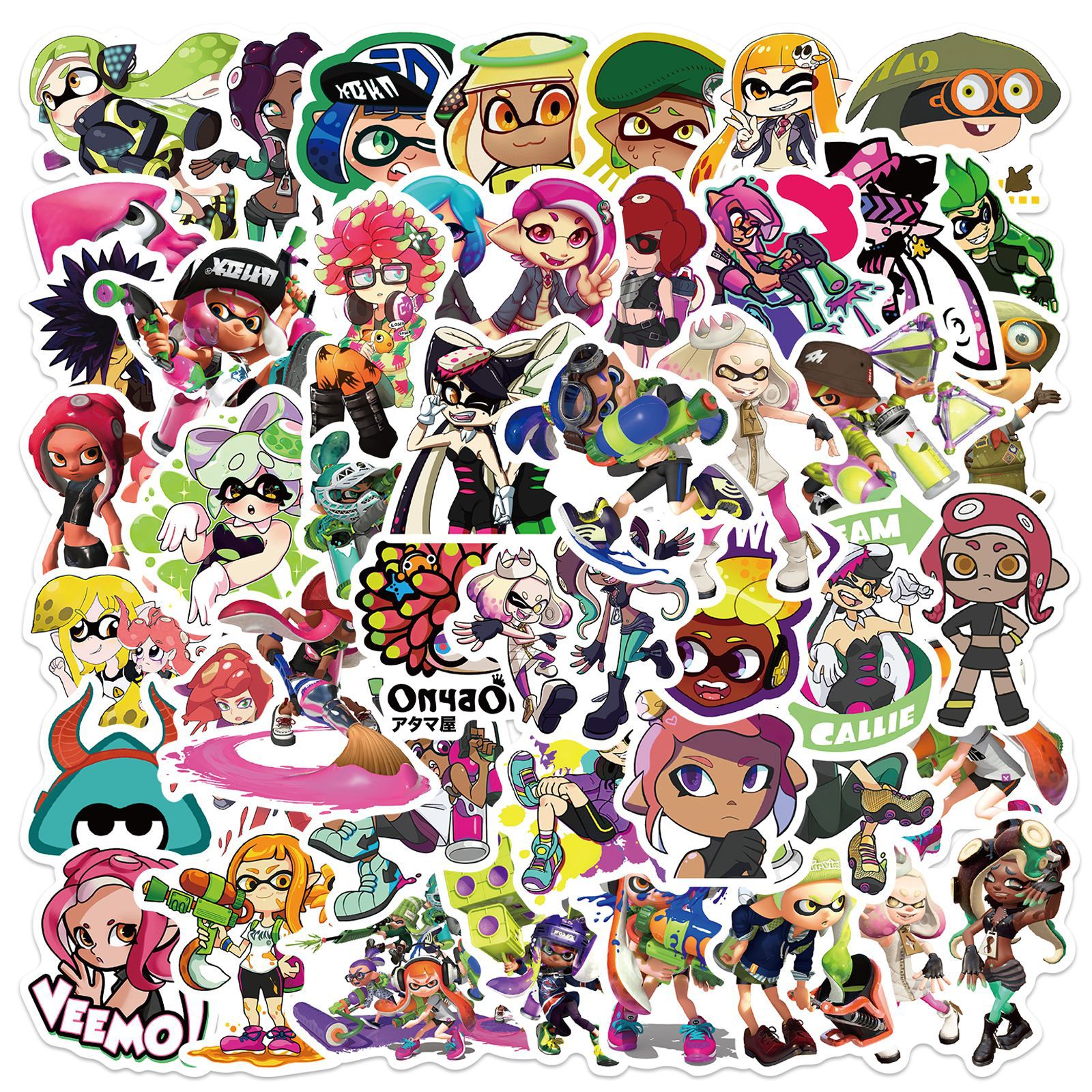 Fitness Journal Planner - 10/30/50pcs Game Splatoon Skateboard Travel Suitcase