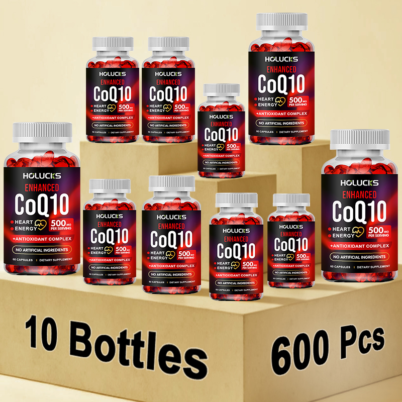 Health Wellness Energy - CoQ10 Capsules Support Heart Cardiovascular Health,