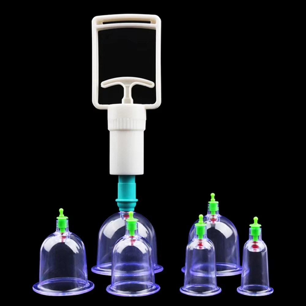 Cupping Therapy Set - 8Pcs/Set Anti-cellulite Vacuum Cupping Cans Dry