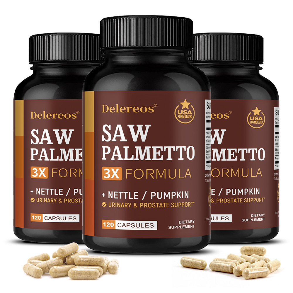 Health And Wellness Promotion - Saw Palmetto Capsules with Stinging Nettle,