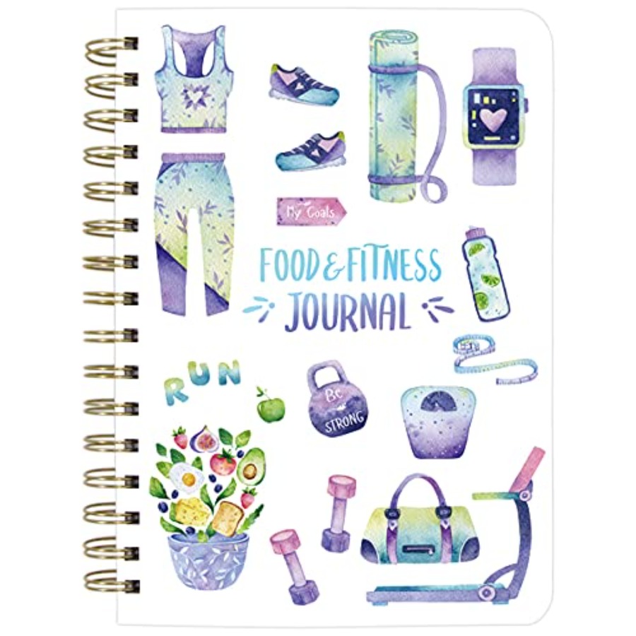 Health Wellness Food - Food and Fitness Meal Workout Journal
