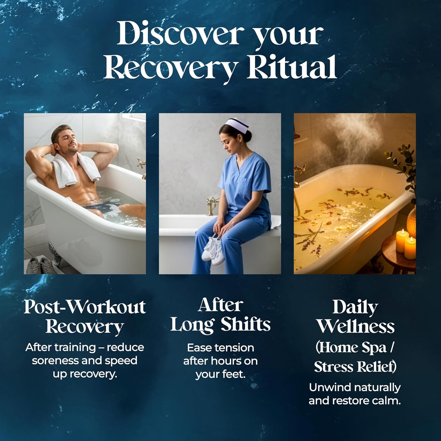 Muscle Recovery Bath Soak with - огляд і ціна Bath Salts Magnesium
