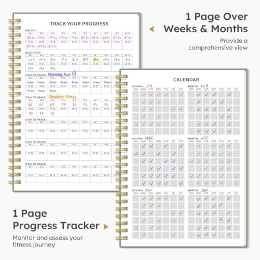 Fitness Workout Journal for Wo - огляд і ціна Fitness Journal Planner