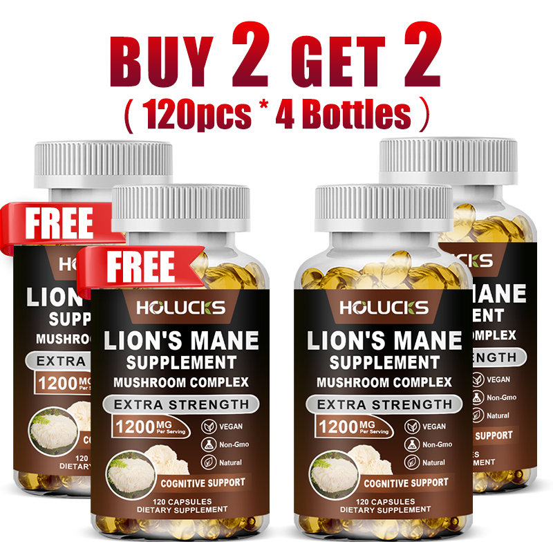 HOLUCKS Organic Lion's Mane Mu - огляд і ціна Health And Wellness Promotion