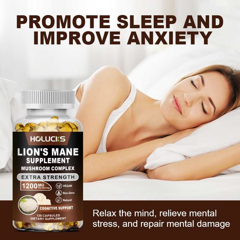 HOLUCKS Organic Lion's Mane Mu - огляд і ціна Health And Wellness Promotion