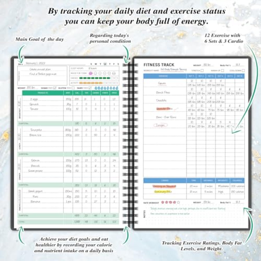Wellness Planner and Fitness L - огляд і ціна Health Wellness Planner