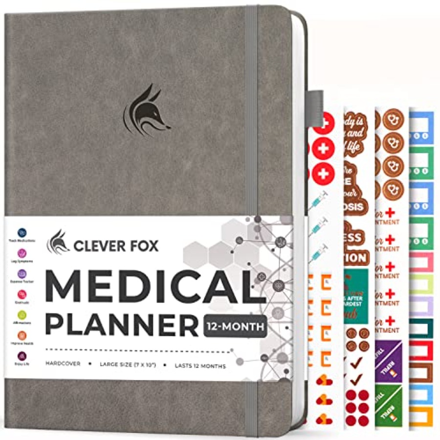 Large Medical Planner 12-Month - огляд і ціна Health Wellness Planner