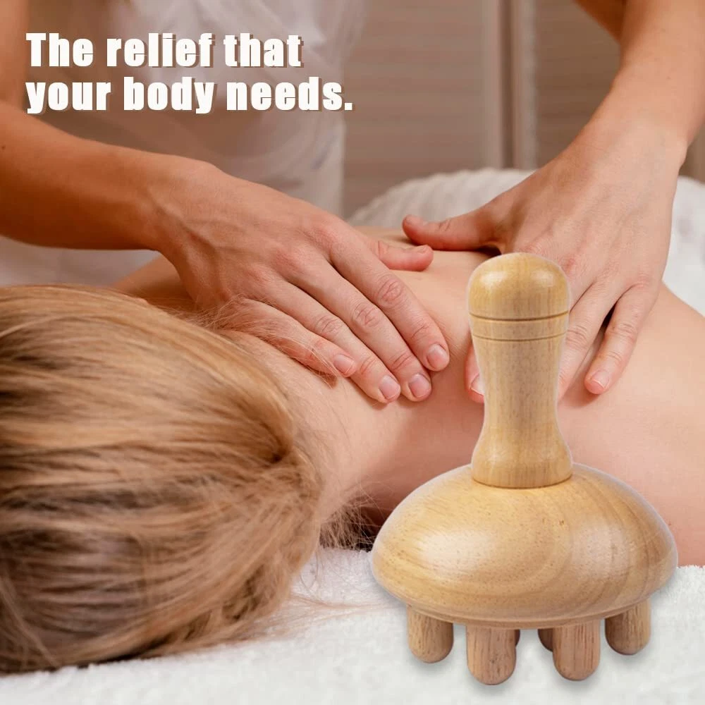 Wooden Mushroom Manual Massage - огляд і ціна Health Wellness Massage