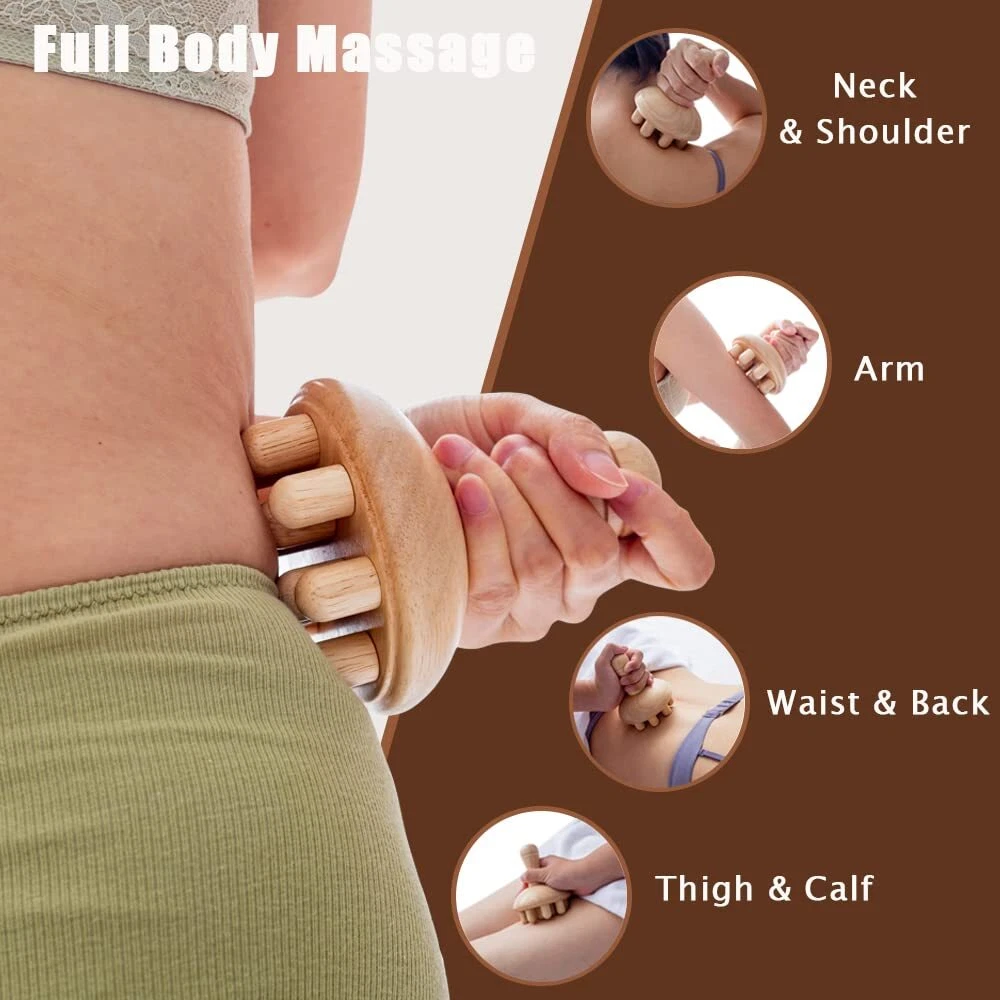 Wooden Mushroom Manual Massage - огляд і ціна Health Wellness Massage