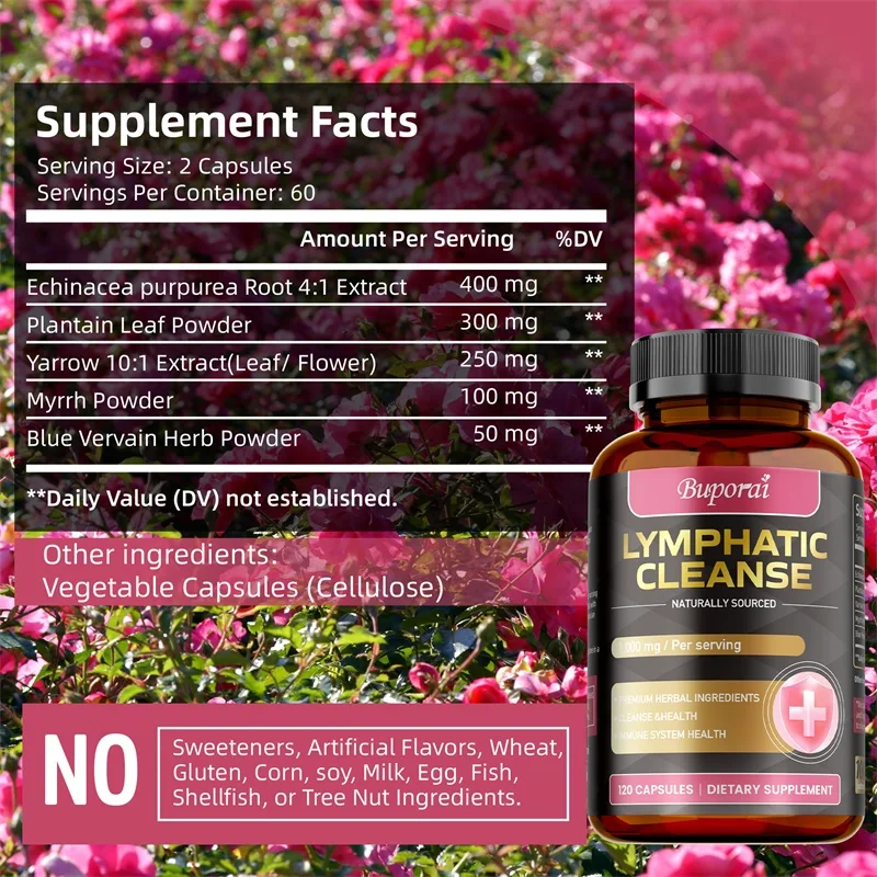 Lymphatic Cleanse Supplement - - огляд і ціна Health And Wellness Promotion