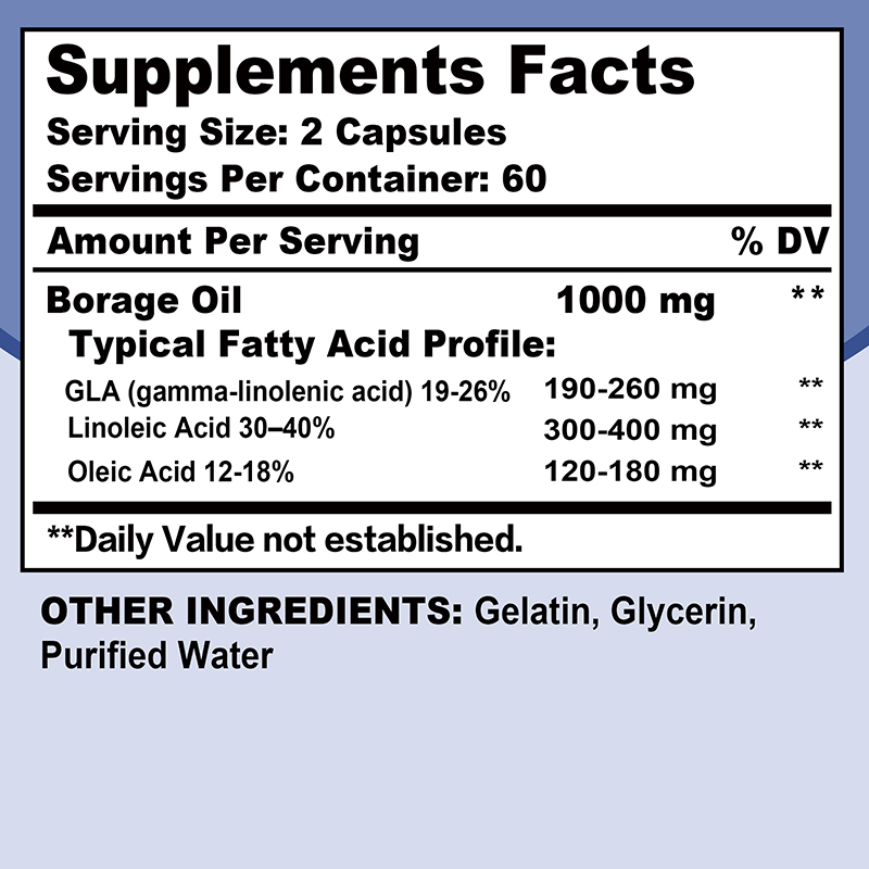 Borage Oil - Supports Immune,  - огляд і ціна Health And Wellness Promotion
