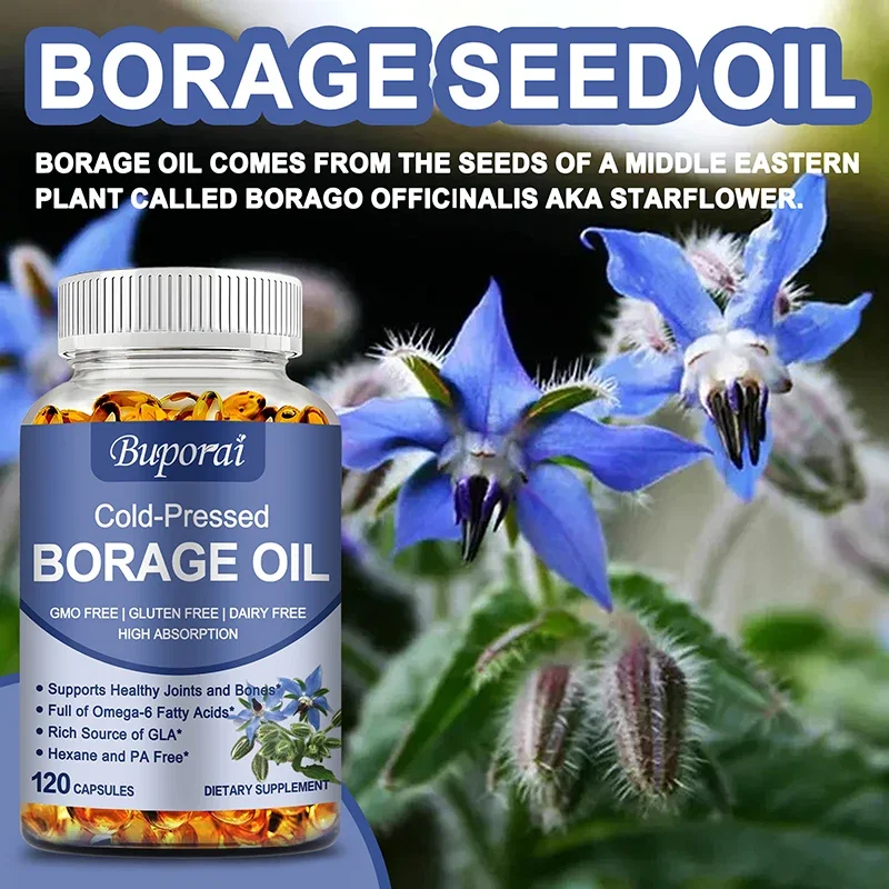 Borage Oil - Supports Immune,  - огляд і ціна Health And Wellness Promotion