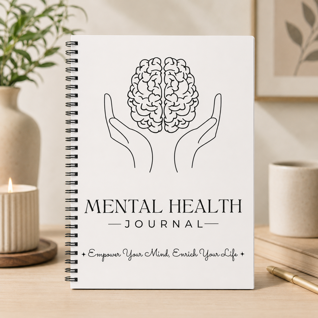 Mental Health Journal Bundle S - огляд і ціна Health Wellness Planner
