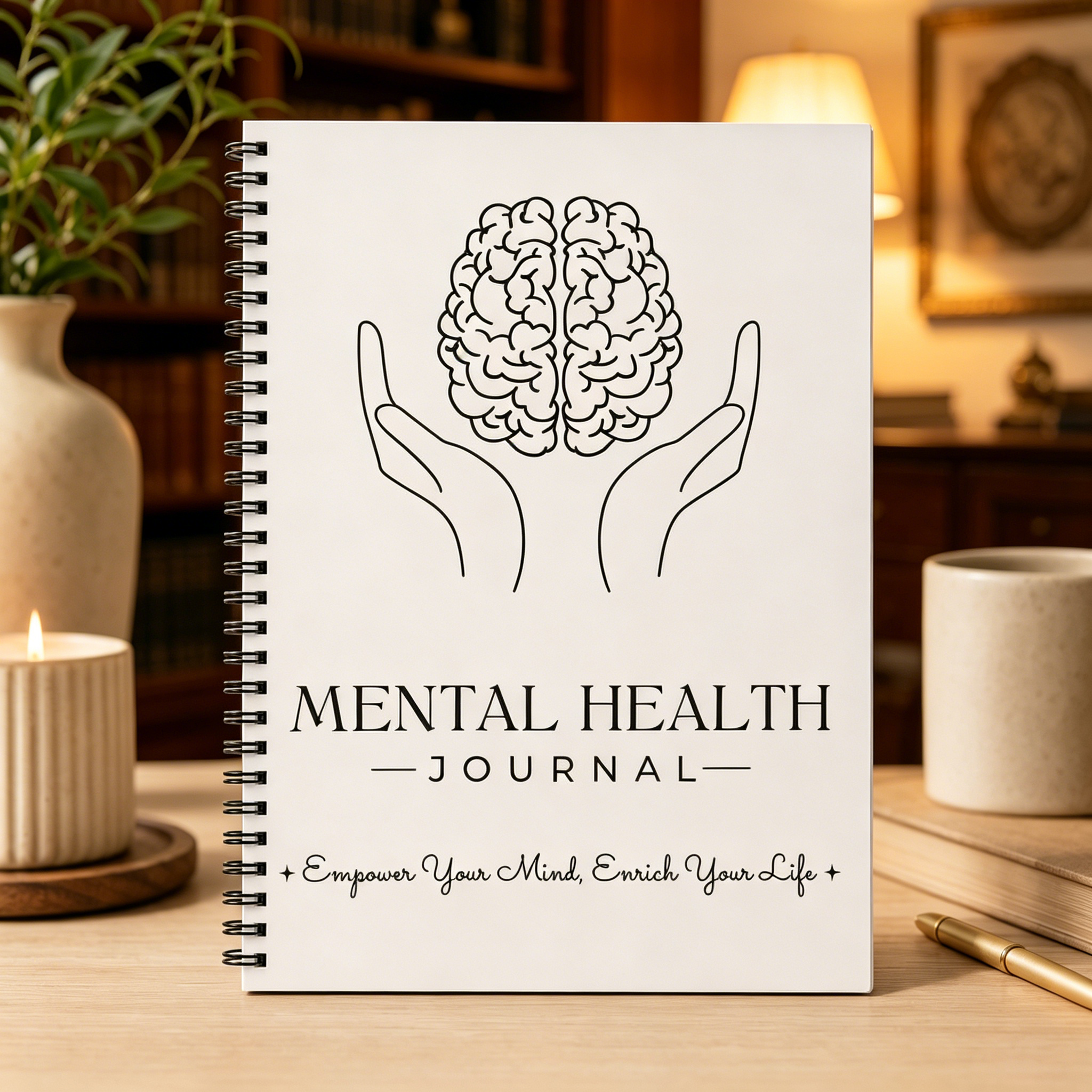 Mental Health Journal Bundle S - огляд і ціна Health Wellness Planner