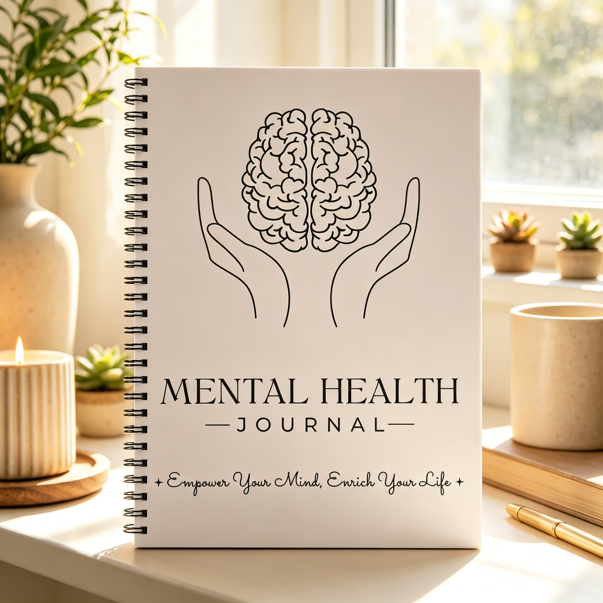 Mental Health Journal Bundle S - огляд і ціна Health Wellness Planner