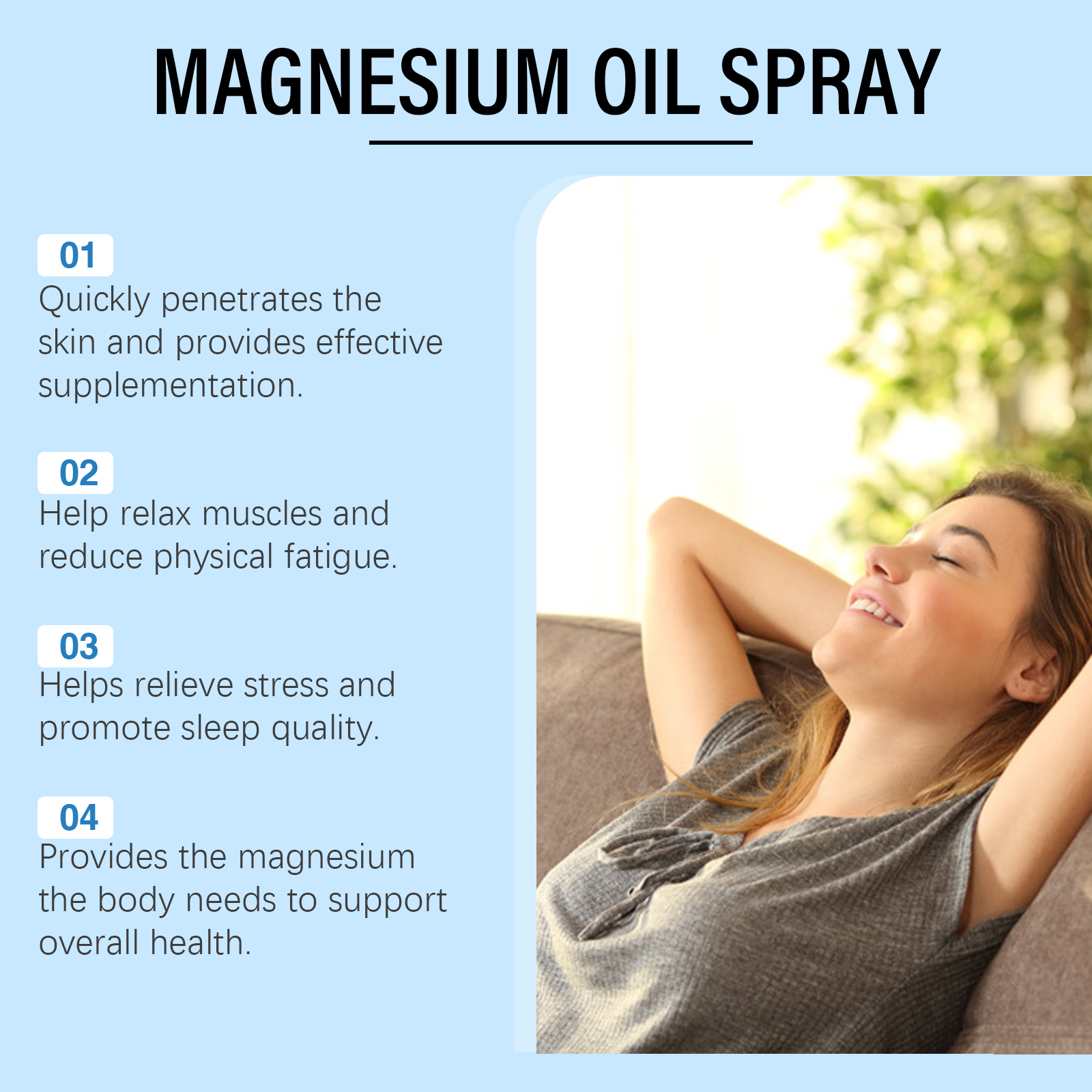 Essential Oil Magnesium Spray  - огляд і ціна Bath Salts Magnesium