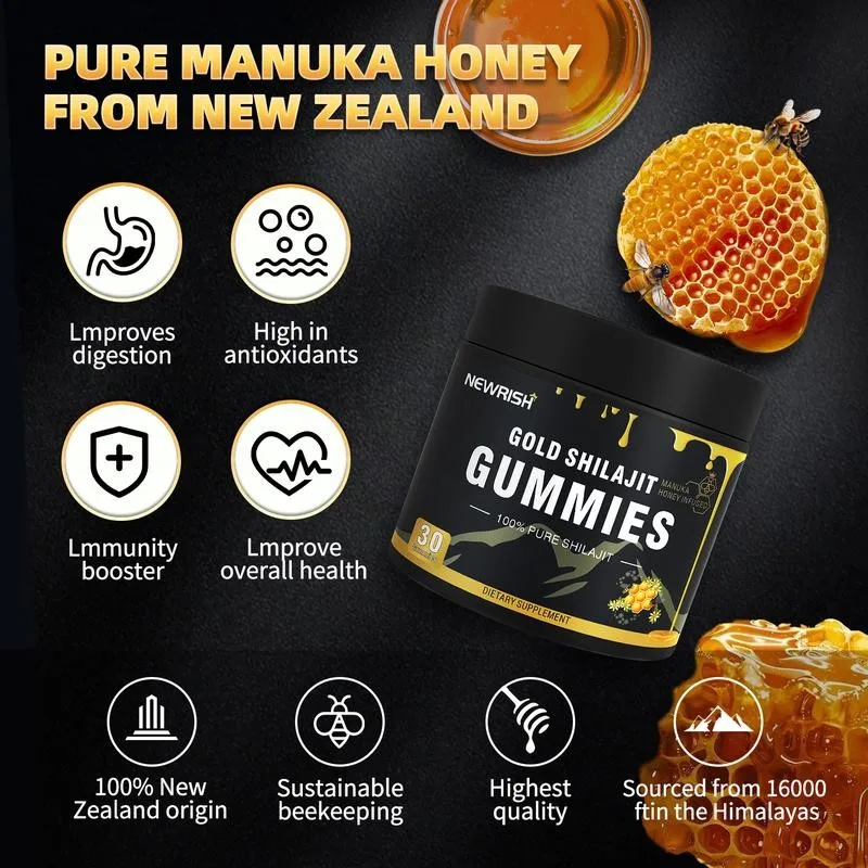 Gold Shilajit Gummies - Immune - огляд і ціна Health And Wellness Promotion