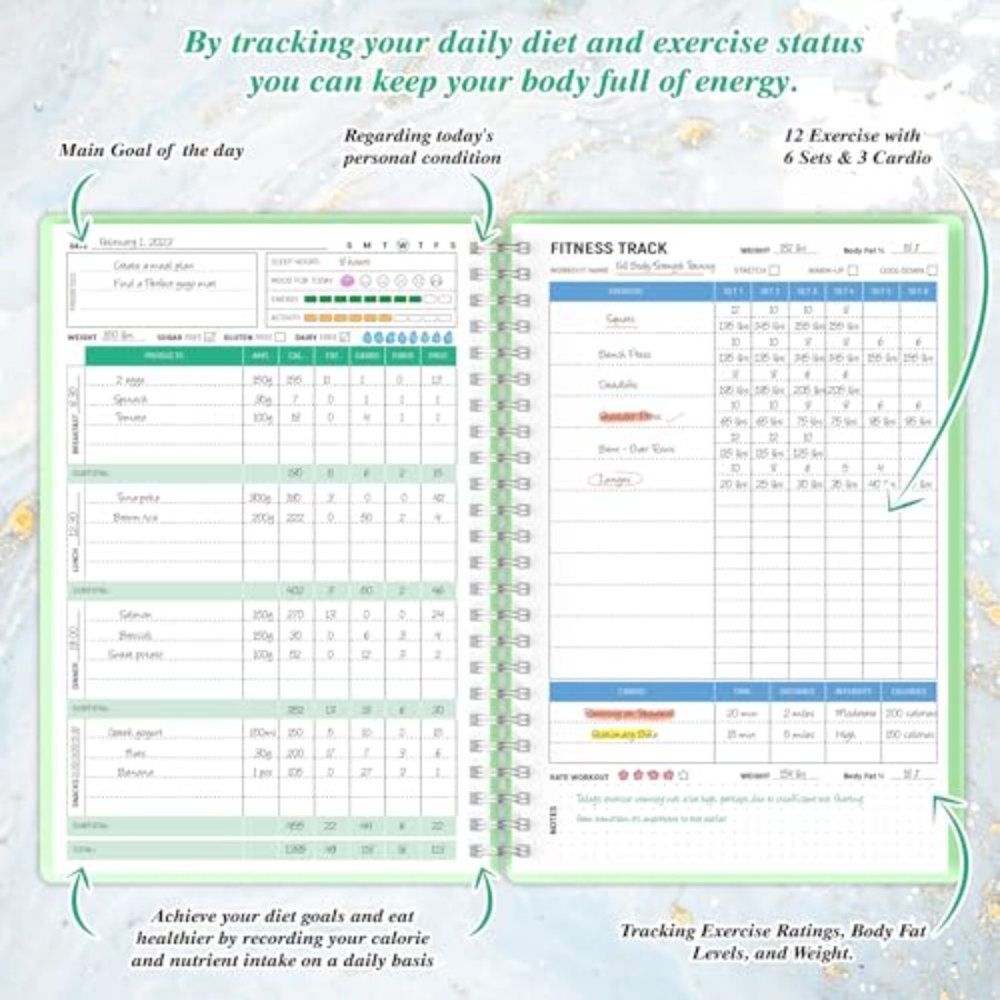 Wellness Planner and Fitness L - огляд і ціна Health Wellness Planner