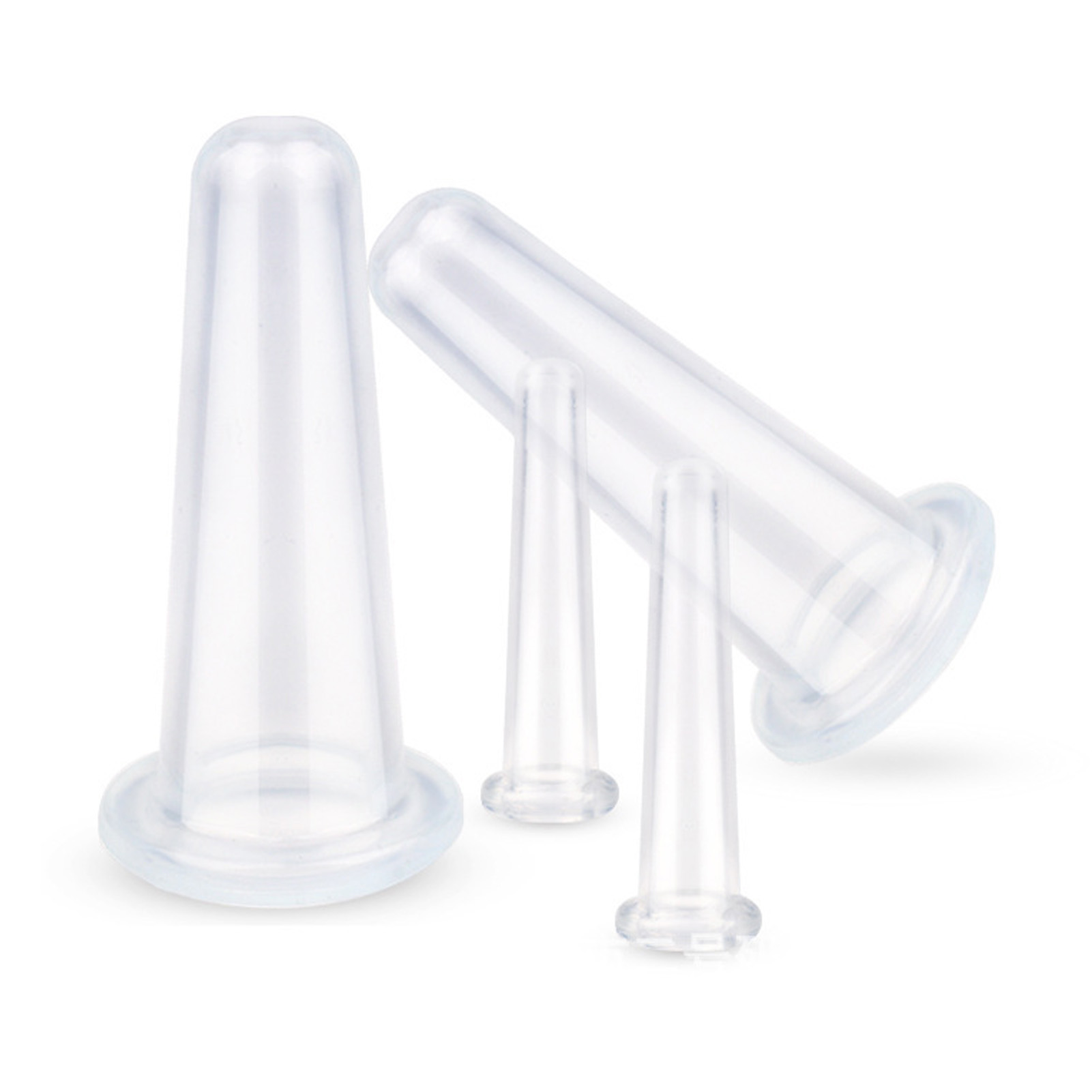 Facial Cupping Set 4pcs Silico - огляд і ціна Cupping Therapy Set