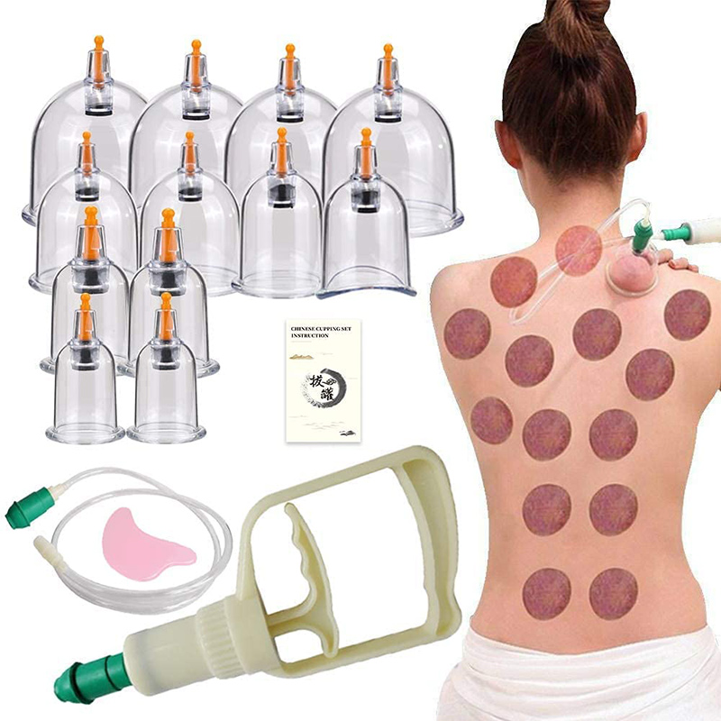 6or24  Pieces Suction Cups Mas - огляд і ціна Cupping Therapy Set