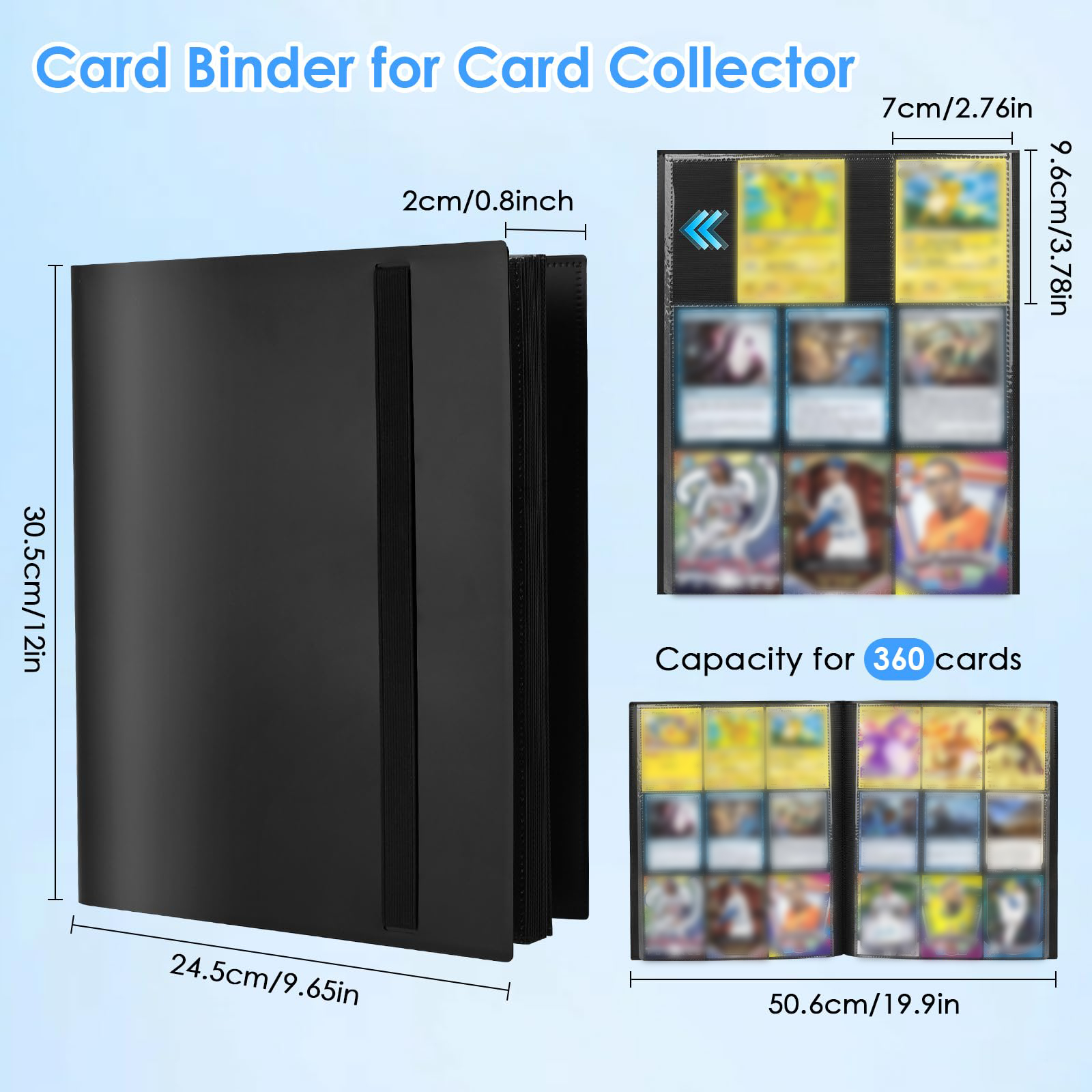 9-Pocket Card Binder (360 Card - огляд і ціна Fitness Journal Planner
