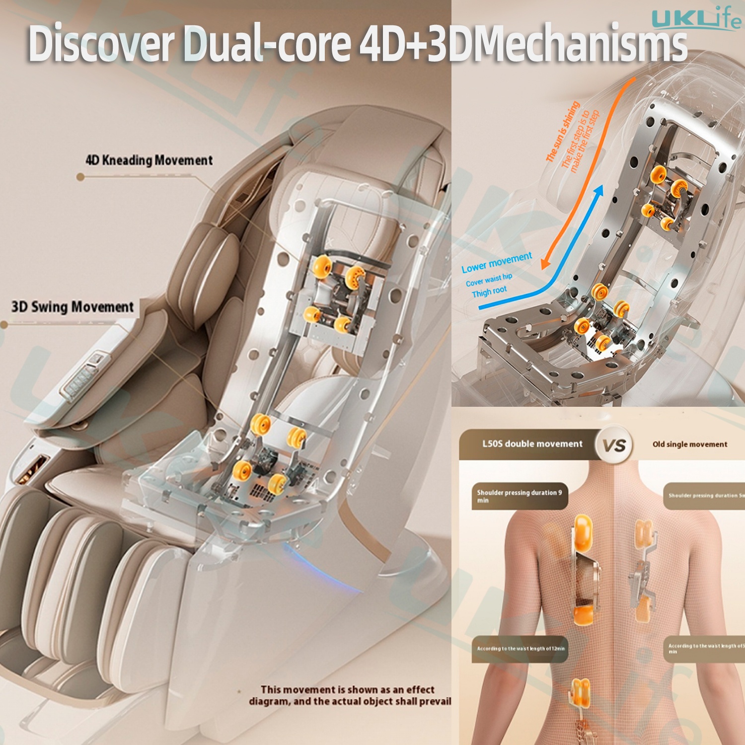 4D SL Track Massage Chair Dual - огляд і ціна Health Wellness Massage