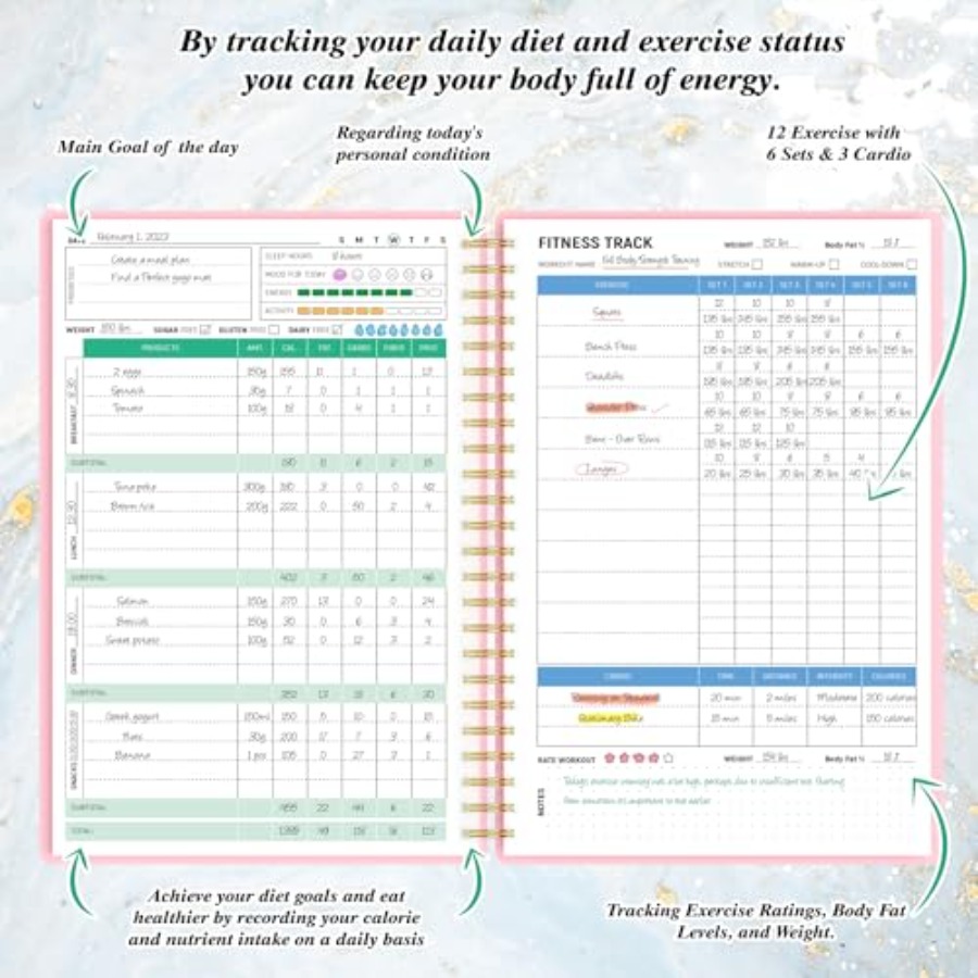 Wellness Planner and Fitness L - огляд і ціна Health Wellness Planner