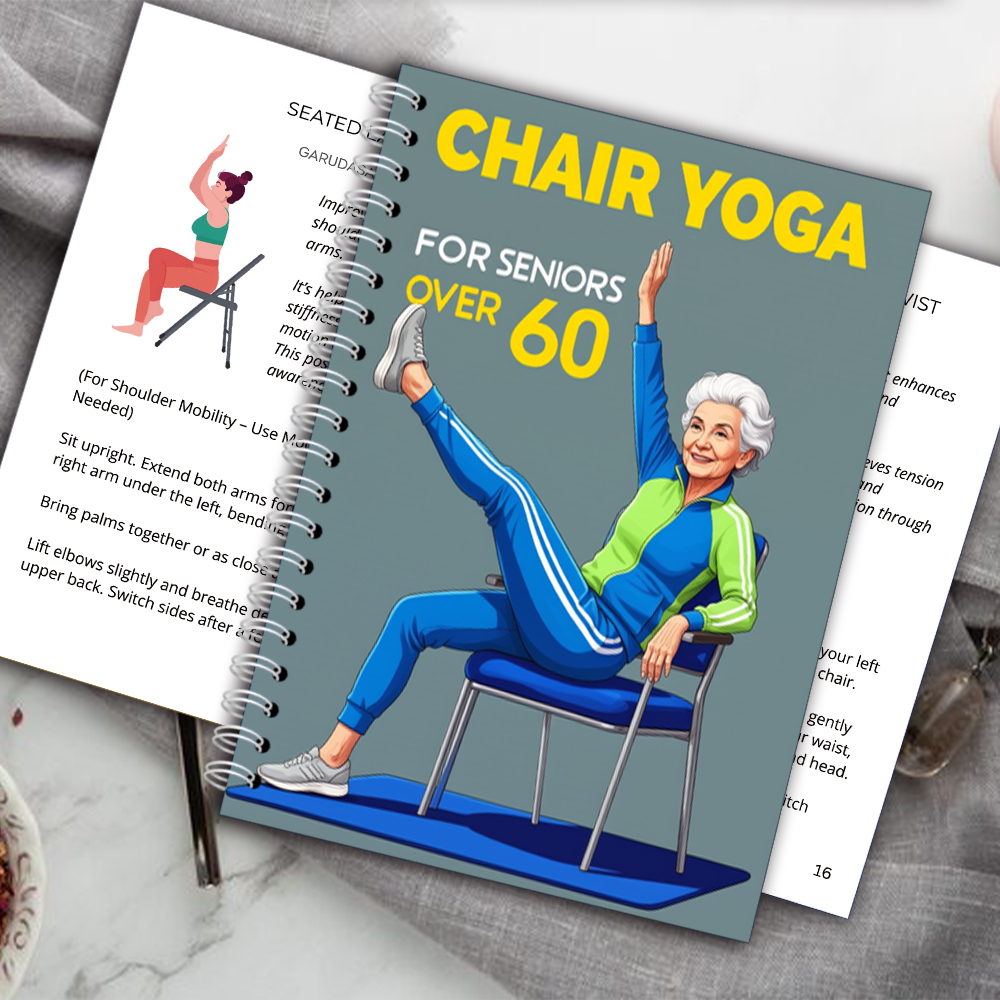 Chair Yoga Logbook Notebook Fi - огляд і ціна Fitness Journal Planner