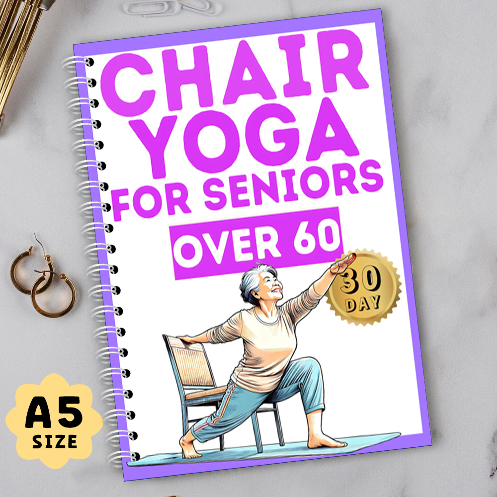 28-Day Chair Yoga Weight Loss  - огляд і ціна Fitness Journal Planner
