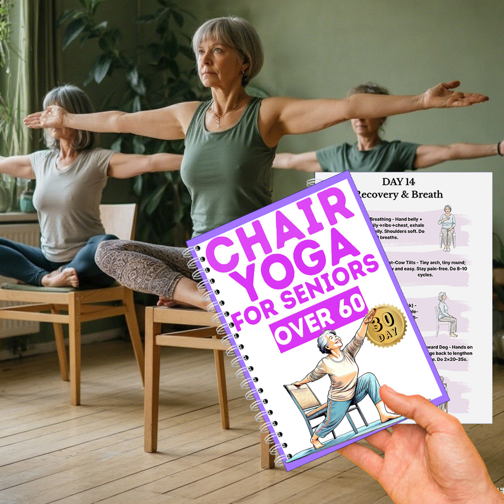 28-Day Chair Yoga Weight Loss  - огляд і ціна Fitness Journal Planner