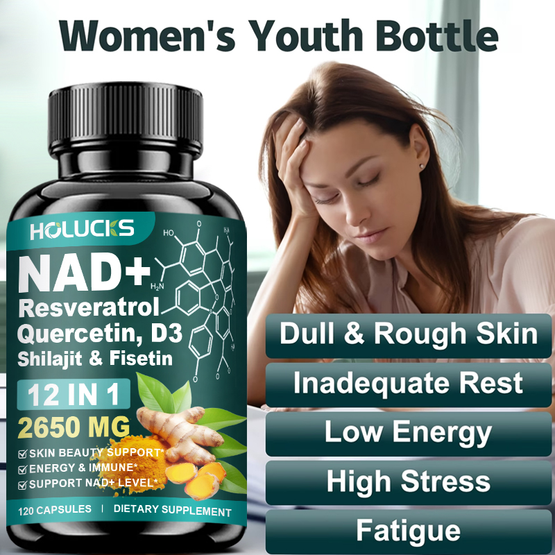 HOLUCKS 12-in-1 NAD+ Supplemen - огляд і ціна Health Wellness Energy