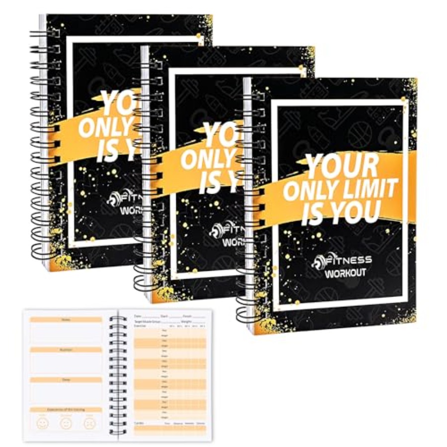 3 PCS Fitness Tracker Journal  - огляд і ціна Fitness Journal Planner