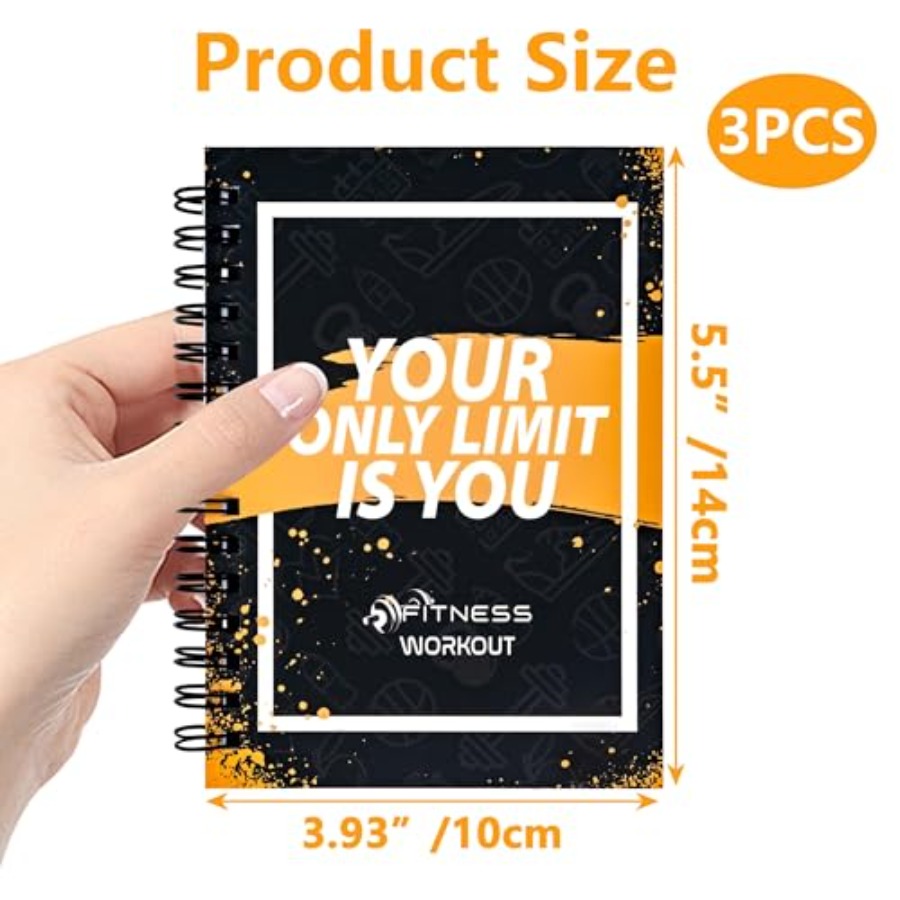 3 PCS Fitness Tracker Journal  - огляд і ціна Fitness Journal Planner