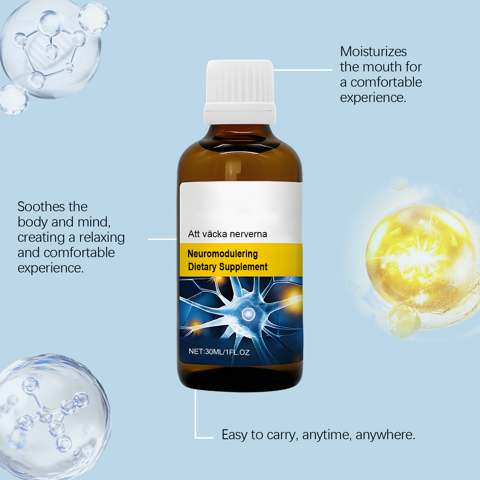 Dietary Supplement Drops Gentl - огляд і ціна Health Wellness Energy