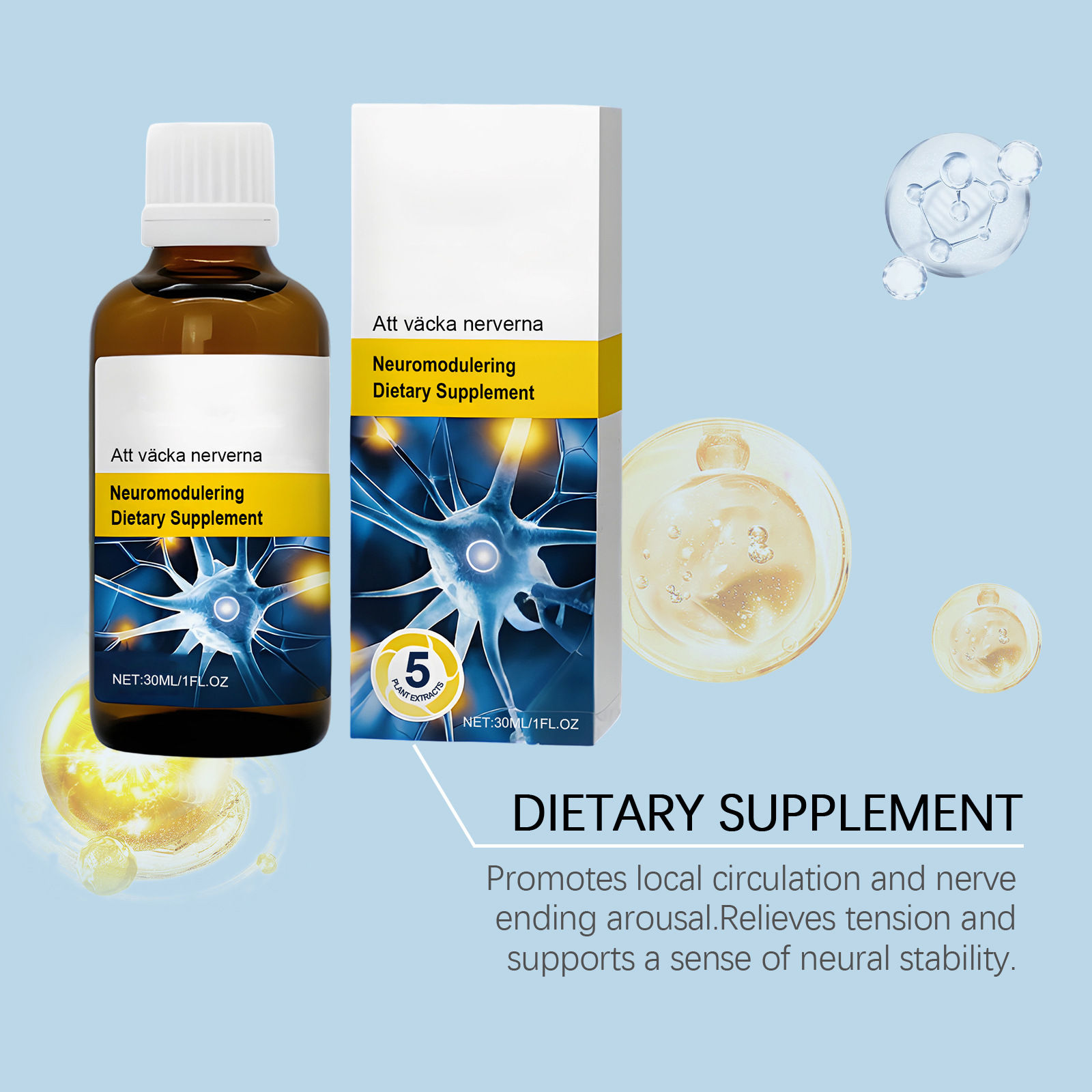 Dietary Supplement Drops Gentl - огляд і ціна Health Wellness Energy