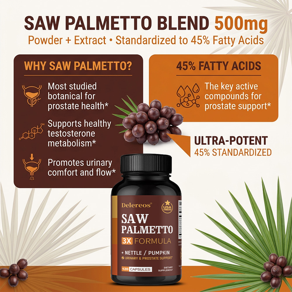 Saw Palmetto Capsules with Sti - огляд і ціна Health And Wellness Promotion