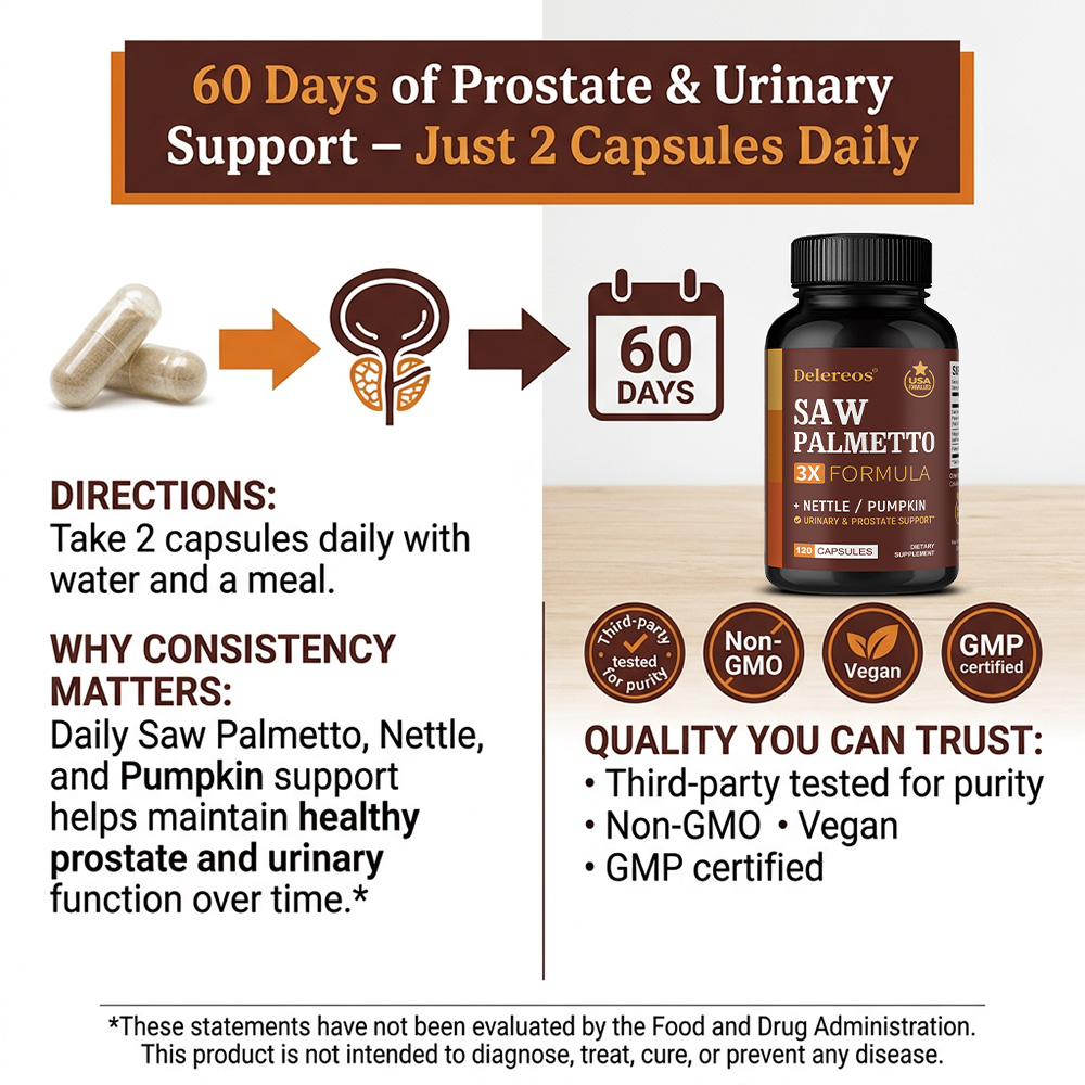 Saw Palmetto Capsules with Sti - огляд і ціна Health And Wellness Promotion