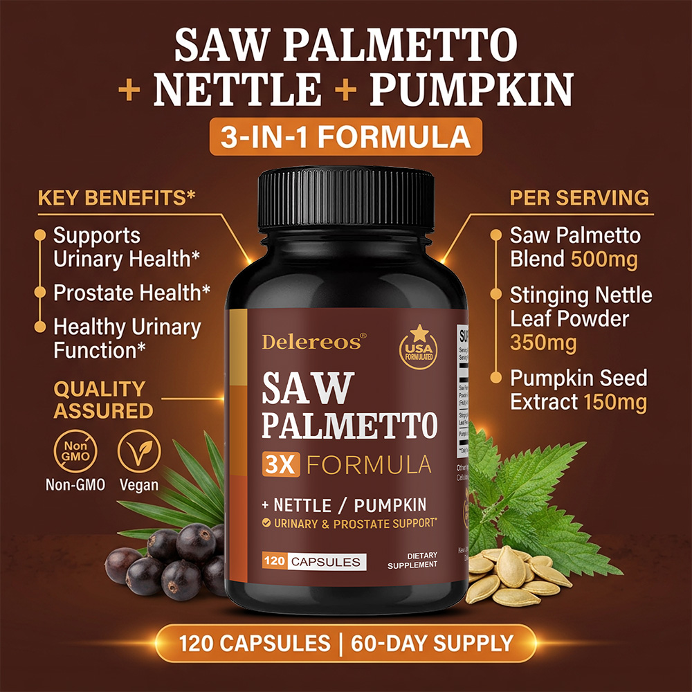 Saw Palmetto Capsules with Sti - огляд і ціна Health And Wellness Promotion