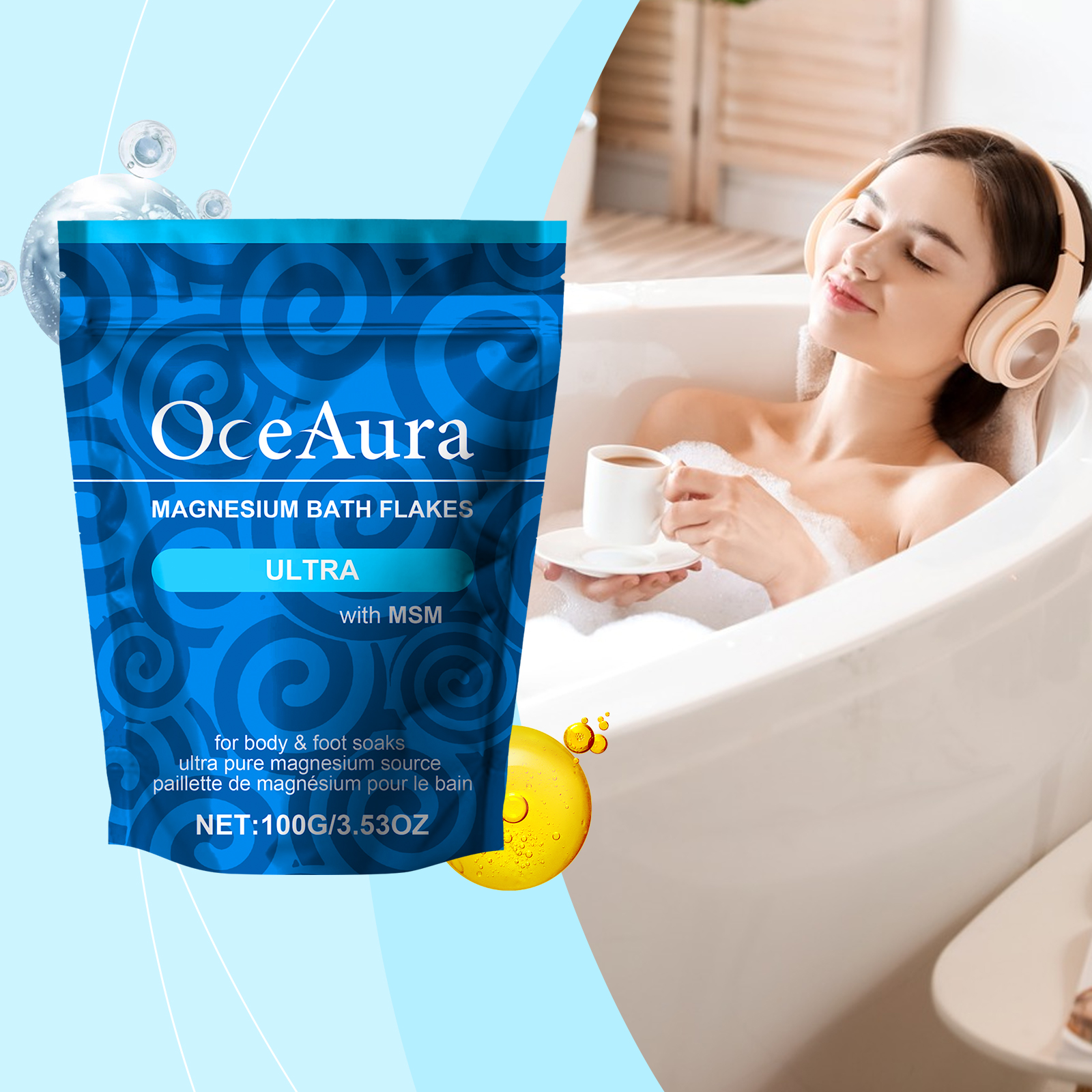 Magnesium Bath Salt Exfoliator - огляд і ціна Bath Salts Magnesium