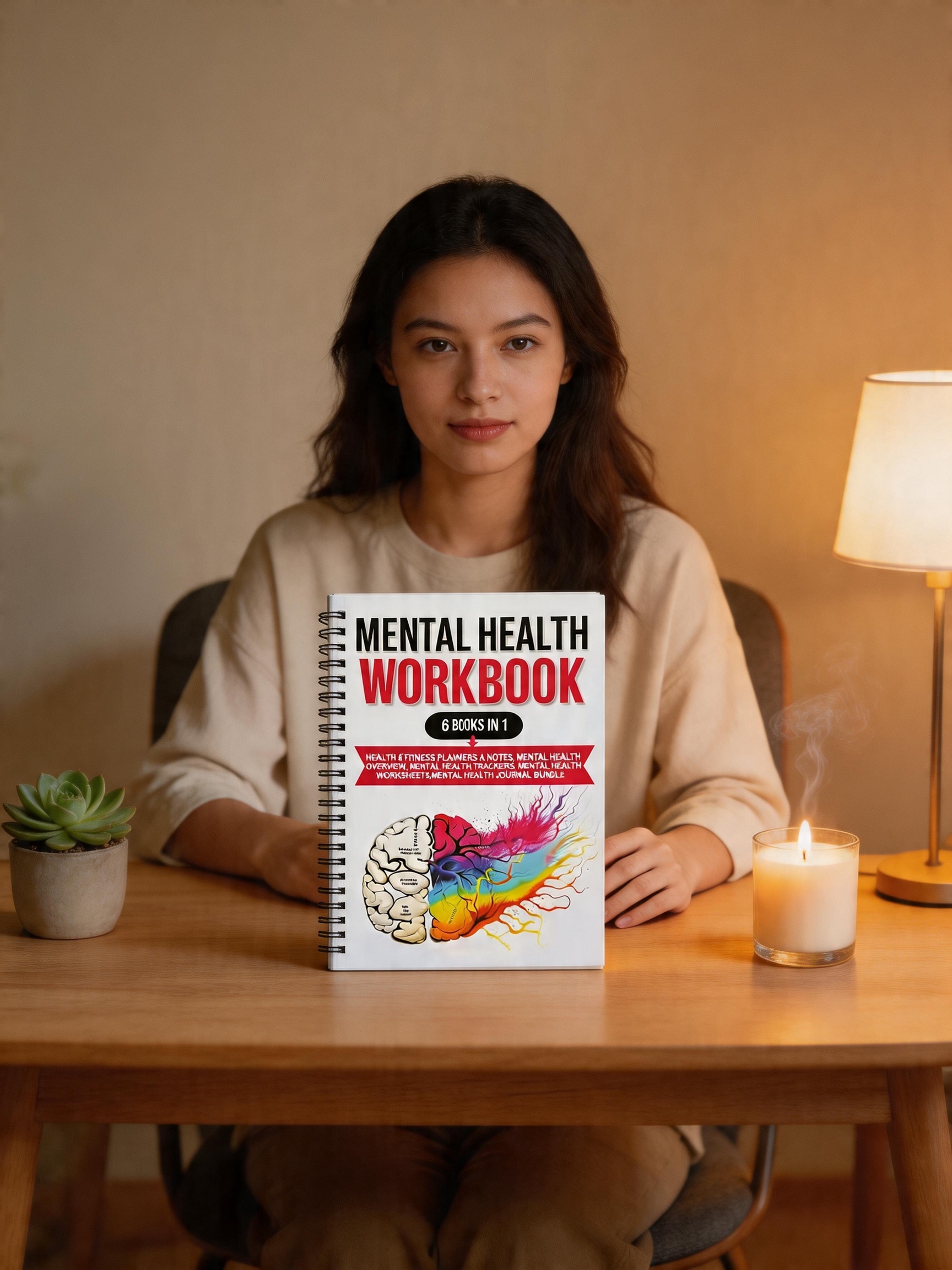 1pcs Mental Health Workbook &  - огляд і ціна Health Wellness Planner