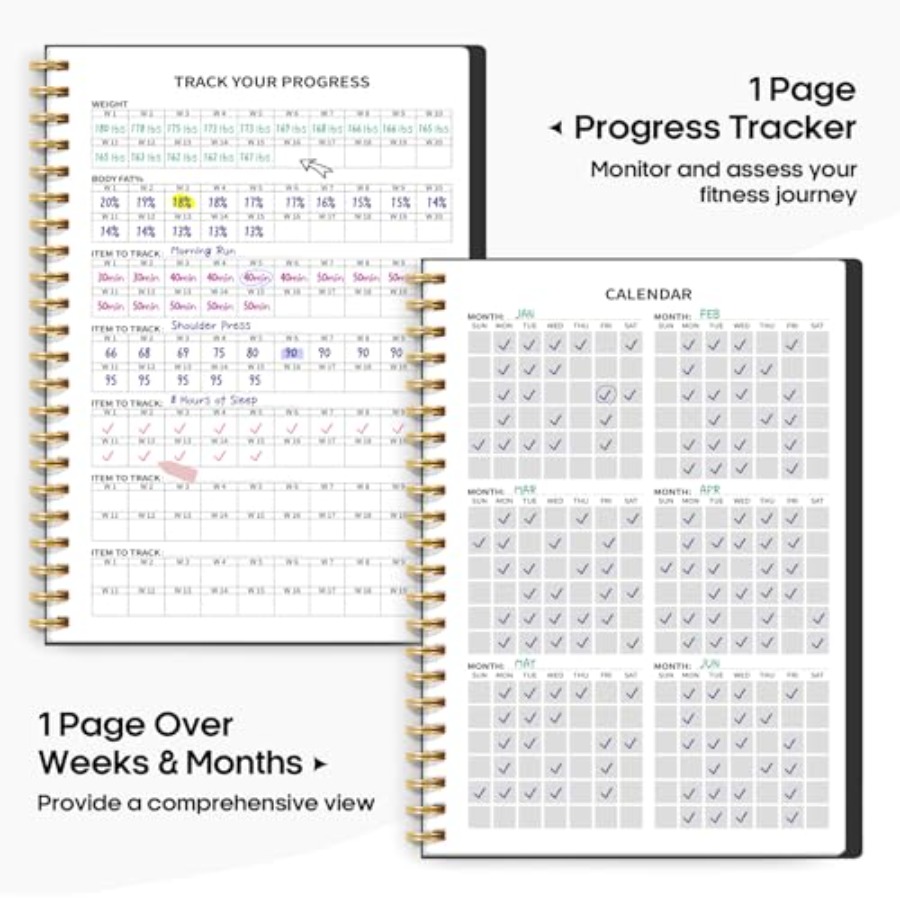 Fitness Workout Journal for Wo - огляд і ціна Fitness Journal Planner