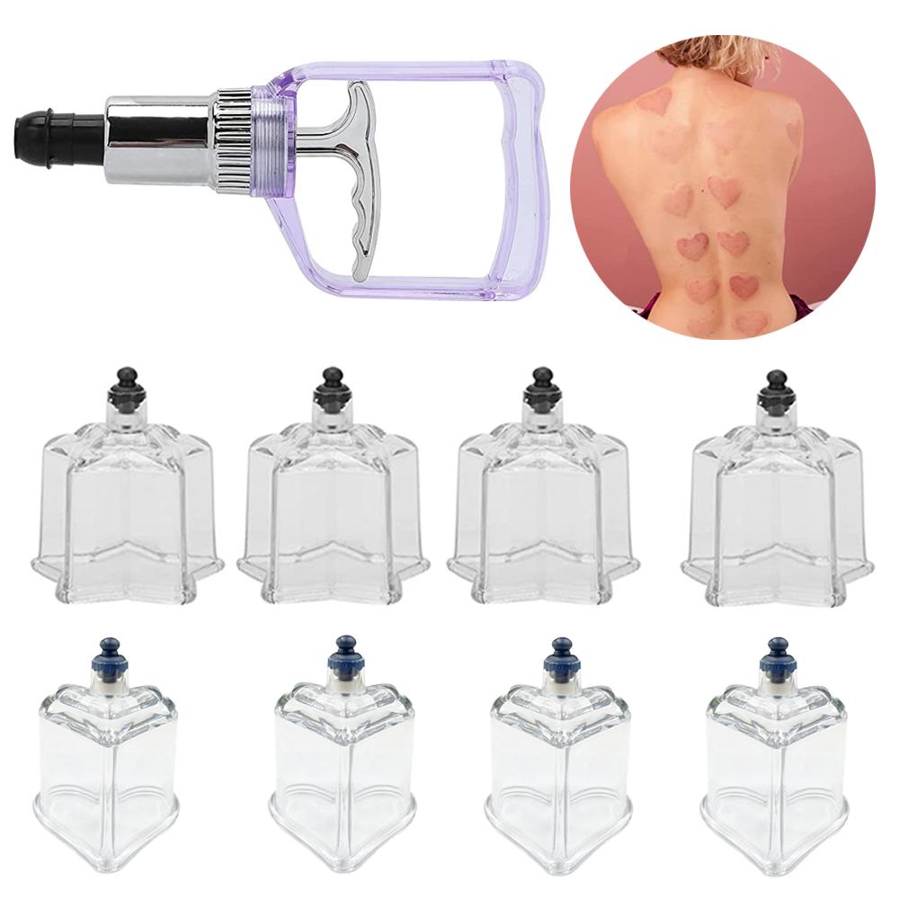 New Style 4 PCS Love-star Shap - огляд і ціна Cupping Therapy Set
