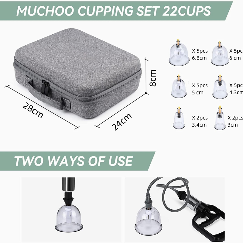 Cupping Therapy Set Vacuum Cup - огляд і ціна Cupping Therapy Set